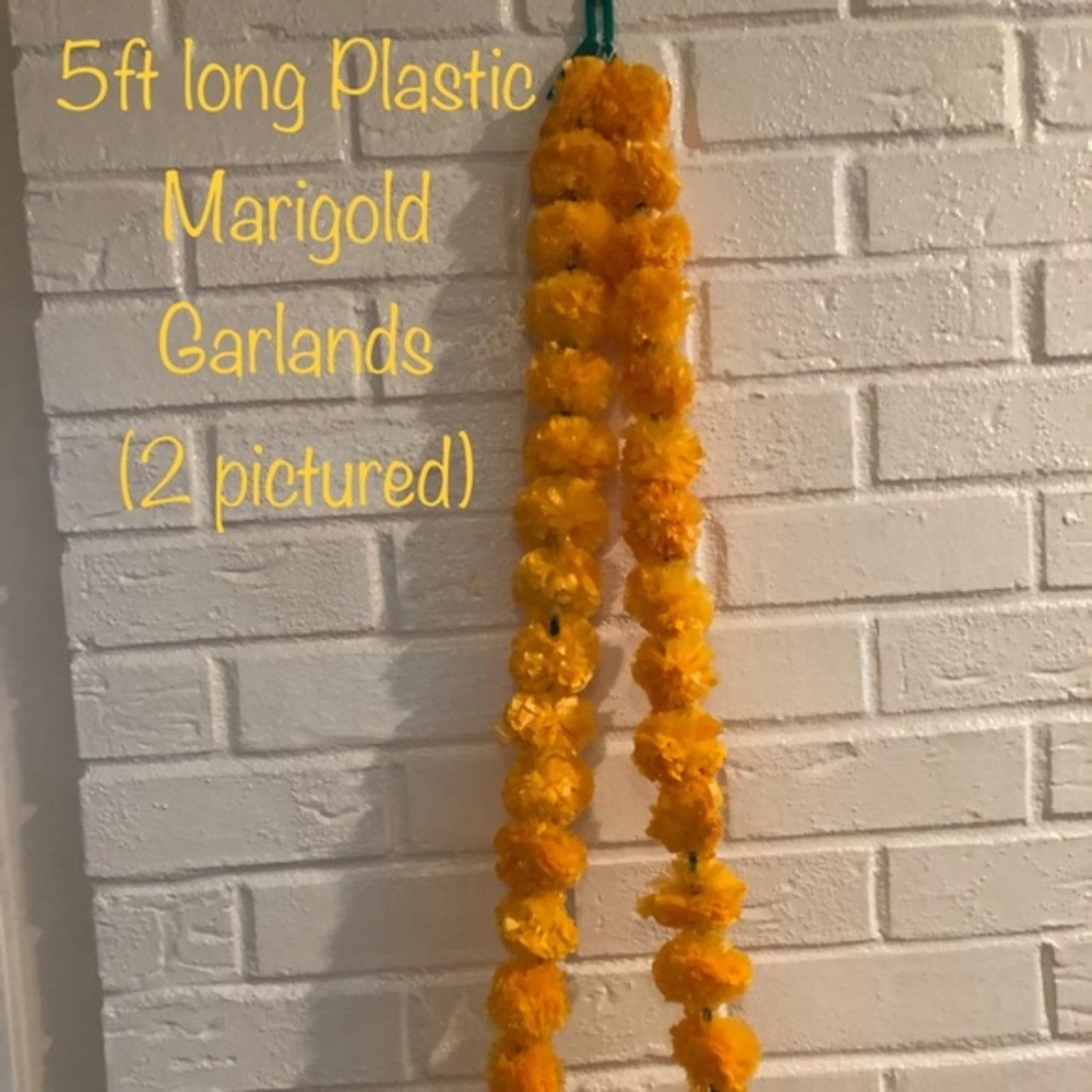 Artificial Orange Marigolds Bundle of 6